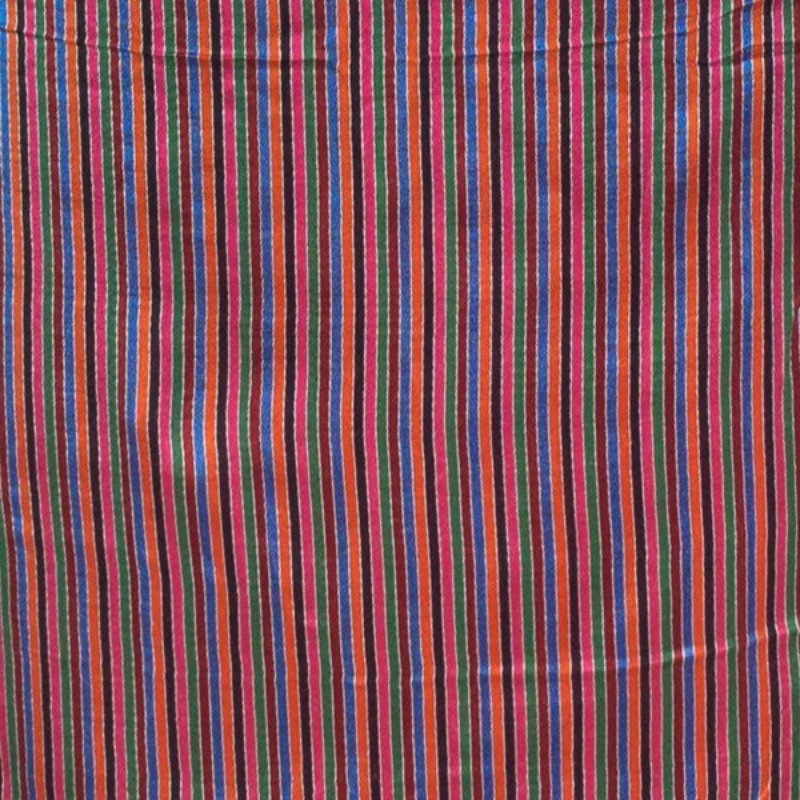 Handloom Woven Mashru Silk Handloom Fine Stripes Unstitched Kurta Fabric 36 Inch Width 2.00 Mtr Length - SKU : HM30401C - Image 5
