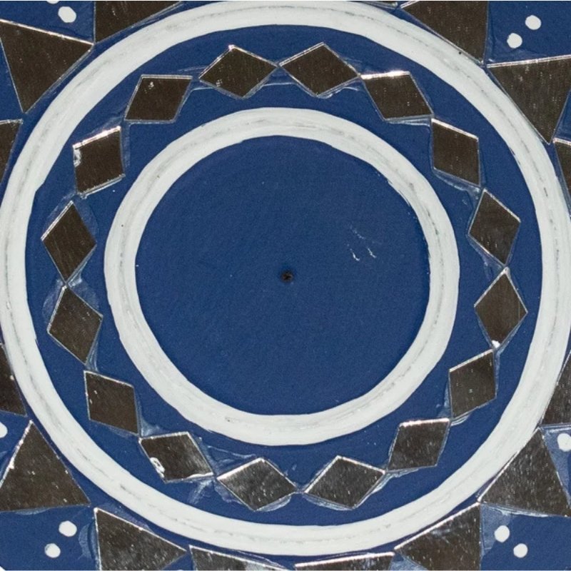 Lippan Kam (Mud Mirrorwork) - Hand Crafted Ethnic Wall Decor - SKU : 0274 - Image 3