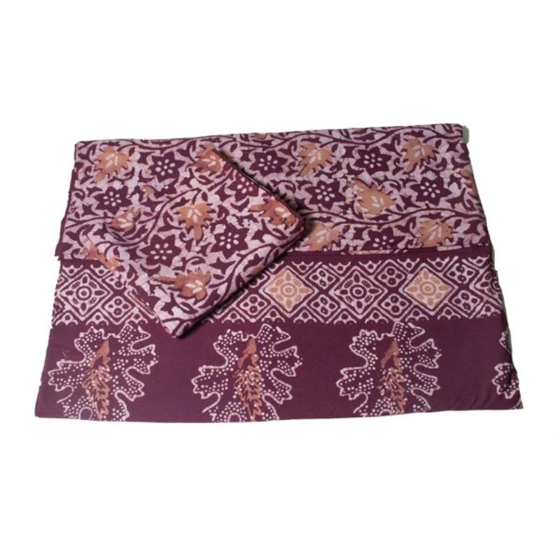 Wax Batik Cotton Hand Printed Bedsheet - Double - SKU: AA06C02A - Image 4